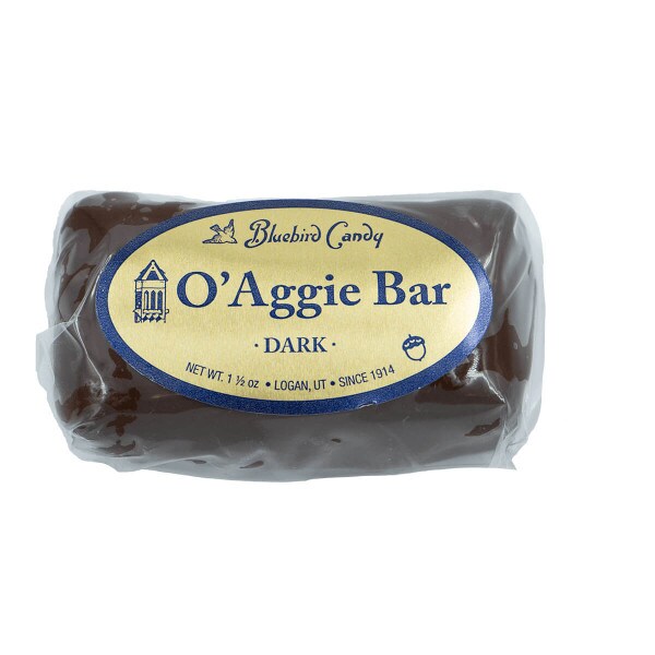 o'aggie bar dark chocolate candy bar bluebird candy co